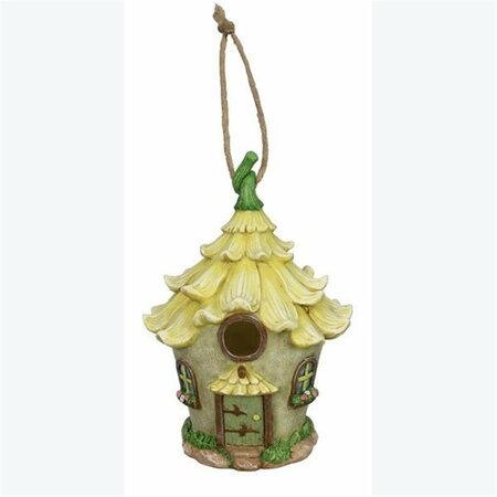 YOUNGS Resin Garden Cottage Birdhouse 73195